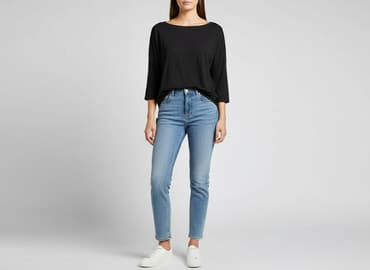 bluzki basic czarne: CKH Clockhouse, Bluzka damska, rozmiar S — 7