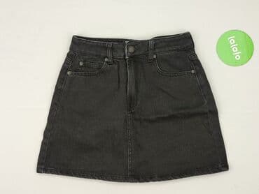 spódnice czarne jeansowe: Bershka, Spódnica damska, rozmiar XS — 2