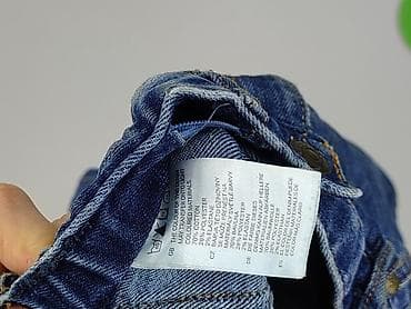 klapki pepco: Spodnie jeansowe, H&M, 9-12 miesięcy, stan - Bardzo dobry — 5