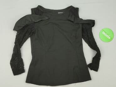 czarne bluzki w lodke: New Collection, Bluzka damska, rozmiar S — 3