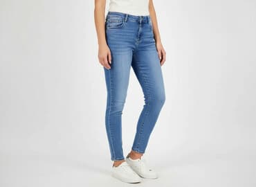 ja lubię dżinsy szpilki długie rzęsy ulub: Fashion Jeans, Jeans for women, size M — 1