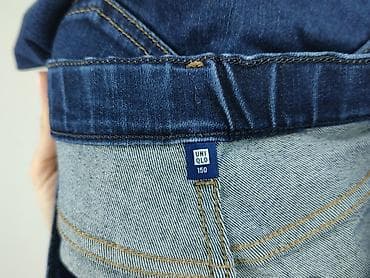 cropp kurtka: Spodnie jeansowe, Uniqlo, 12 lat, 146/152, stan - Bardzo dobry — 5