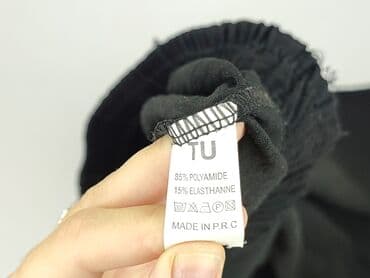 woskowane legginsy z wysokim stanem: Tu, Spodnie materiałowe damskie, rozmiar S — 4