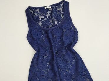 niebieska satynowa sukienka zara: Bluzka damska, rozmiar XS — 1