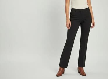 only kurtka damska: ONLY, Spodnie materiałowe damskie, rozmiar M — 7