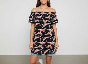 sukienka hiszpanka plus size: Sukienka damska, rozmiar S — 7