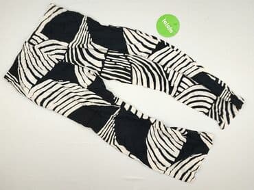 damskie legginsy wzór geometryczny: H&M, Spodnie materiałowe damskie, rozmiar M — 4