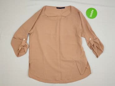 zara koszulka z prązkowanej dzianiny: Zara, Bluzka damska, M — 2