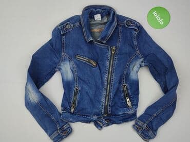 dżinsy motocyklowe damskie: Kurtka jeansowa damska, rozmiar L — 3