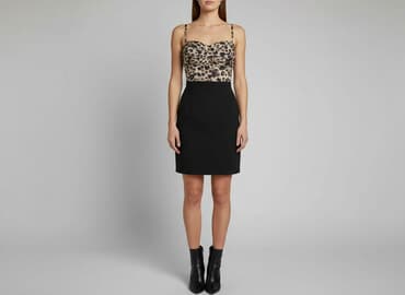 sukienka w panterkę, mohito: LOVE LABEL, Sukienka damska, rozmiar L — 8