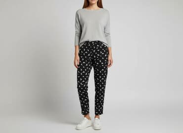 spódnica z piórami zara: Spodnie materiałowe damskie, rozmiar M — 5