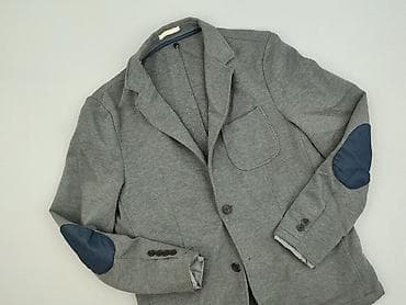 marynarka męska h: Męska marynarka Reserved, rozmiar L - Kolor: szary melanż z — 1