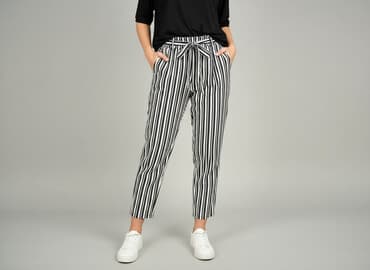 monnari czarne spodnie: Bodyflirt, Spodnie materiałowe damskie, rozmiar M — 7