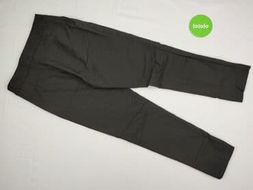 stradivarius spodnie czarne z wysokim stanem: Stradivarius, Spodnie materiałowe damskie, rozmiar L — 3