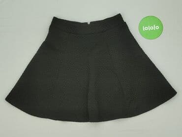 spódniczka rozkloszowane czarne: H&M Divided, Spódnica damska, XS — 2