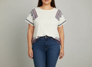 bluzki boho plus size: Bluzka damska, rozmiar 3XL — 1