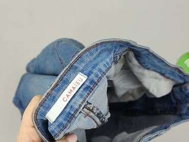 spódniczka dżinsowe z wysokim stanem: CAMAIEU, Spódnica damska, rozmiar L — 4