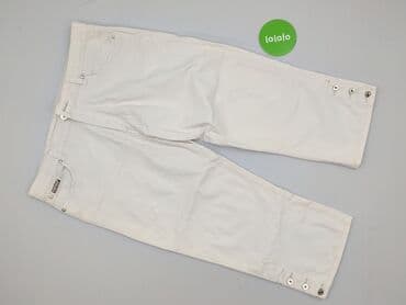 jeans wysoki stan: Spodnie 3/4 damskie, rozmiar M — 2