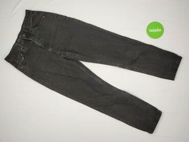 dżinsy z wysokim stanem czarne: Jeansy damskie, XS — 2