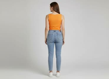 koszulka z długim rękawem h m: Top damski, rozmiar M — 7