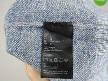 kurtka skórzana c a: H&M Basic, Sweter dla mężczyzn, L — 4