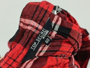 czerwone spódnice w kratkę: Top Secret, Spódnica damska, rozmiar L — 5