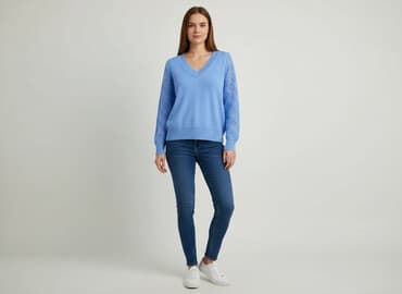 poliamid w swetrze: Sweter damski, rozmiar M — 6