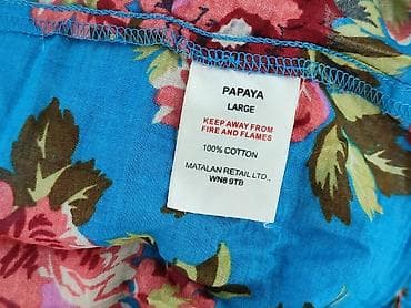 falowany: Papaya, Sukienka damska, rozmiar L — 5