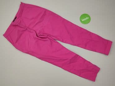 spodnie hello kitty czerwone: Spodnie materiałowe damskie, L — 2