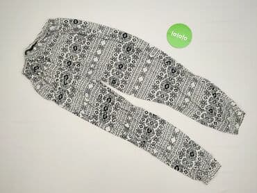 joggery damskie plus size: Material trousers for women, size S — 3