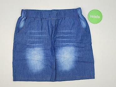 jeansy bez elastanu: Spódnica damska, rozmiar L — 2