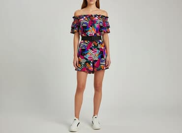 sukienka hiszpanka plus size: Kombinezon damski, rozmiar S — 5