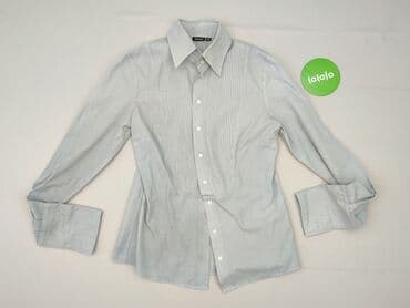 niebieska bluzki koszulowe: Сорочка жіноча, розмір M — 3