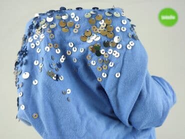 srebrne dodatki do sukienki: Bluzka damska, S — 6