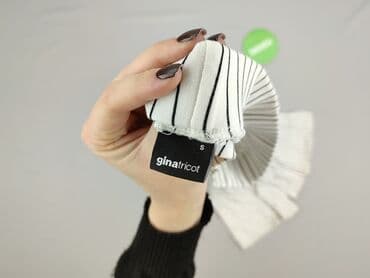 rajstopy w paski damskie: Gina Tricot, Spodnie materiałowe damskie, rozmiar S — 4