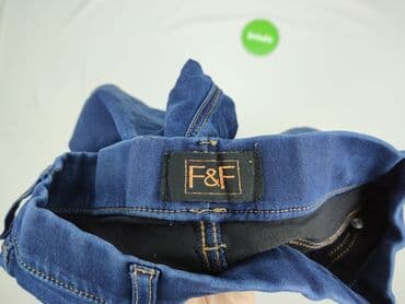 legginsy damskie niebieskie: F&F, Legginsy Eleganckie damskie, rozmiar M — 4