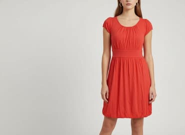 czerwona sukienka cropp: Sukienka damska, rozmiar S — 5