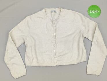 sweter z dodatkiem moheru: Stradivarius, Kardigan damski, S — 2