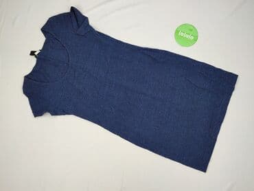 jeansowa sukienka hm: H&M Basic, Sukienka damska, rozmiar M — 2