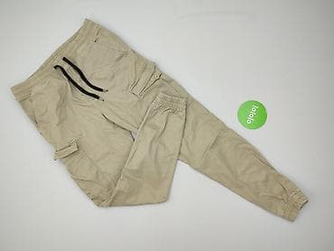 czarne cargo pull and bear: Spodnie dla mężczyzn, rozmiar S — 2