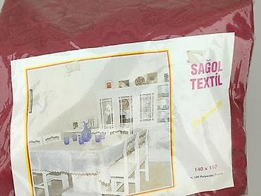 obrusy poznań: Obrus 170 x 140, kolor - Bordowy, stan - Idealny — 5