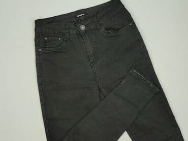 czarne spodnie damskie stradivarius: I DODO, Jeansy damskie, rozmiar XL — 1