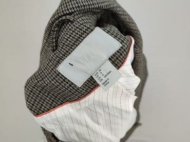 brązowa marynarka damska h m: H&M, Marynarka damska, rozmiar S — 4