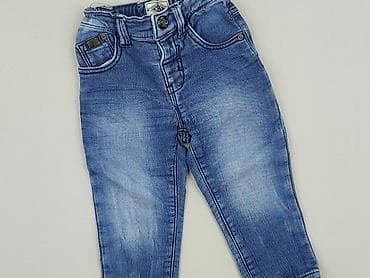 jeansy pull: Spodnie jeansowe, Next, 12-18 miesięcy, stan - Bardzo dobry — 1