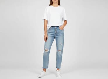 koszule jeansowe damskie h m: H&M, Jeansy damskie, rozmiar S — 7