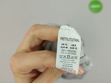 legginsy lateksowe z wysokim stanem: PrettyLittleThing, Women`s body, M — 5