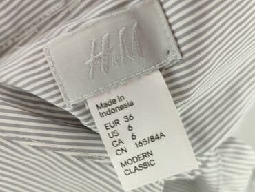 szara bluzka h m: H&M, Koszula damska, rozmiar S — 4