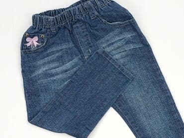 komplet legginsy i bluzka: Jeans, 3-4 years, 104, condition - Very good — 1
