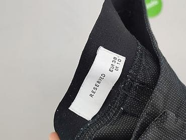 czerwone spodnie damskie reserved: Spodnie materiałowe damskie, rozmiar M — 4