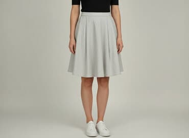 szara spódnice rozkloszowane: Spódnica damska, rozmiar S — 1